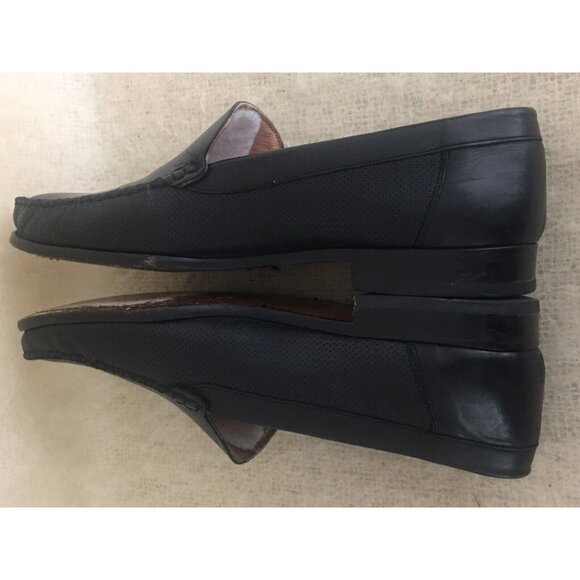 Sandro Loafer Moscoloui Capri Shoes Dress  black Leather Men’s US Size 13 - Picture 9 of 12